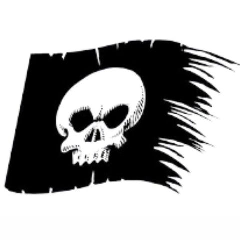 Adesivo de bandeira de pirata