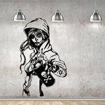 Autocolante de caveira <br/> Tagger