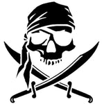 Decalque de pirata aterrorizante