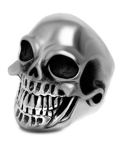 Happy Skull Ring (Steel)