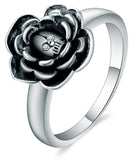 Anel Fleur Rose Macabre (aço)