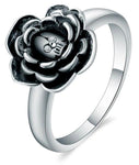 Anel Fleur Rose Macabre (aço)