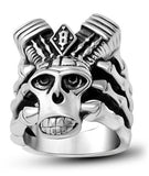 Biker Spirit Ring (Steel)