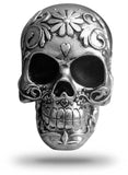 Deco Silver Skull