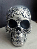 Deco Silver Skull