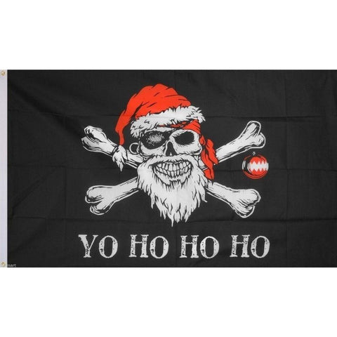 Bandeira de caveira de natal