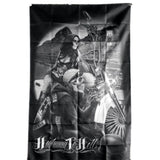Bandeira de caveira de motociclista