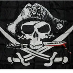 Bandeira de Pirata Barba Negra