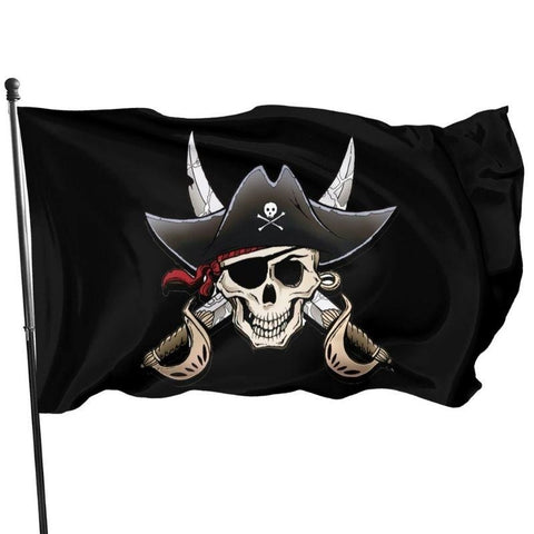 Chapéu de Bandeira de Pirata