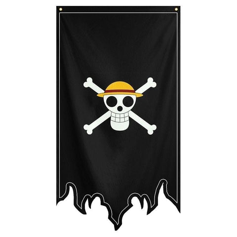 Bandeira de pirata dos desenhos animados