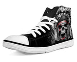 Sapatos de caveira indianos
