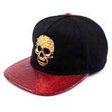 Gold Skull Cap