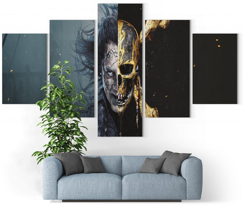 Pintura de motociclista