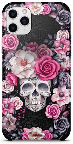 Capa Skull And Rose (iPhone)