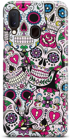 Capa de caveira mexicana colorida (Samsung)