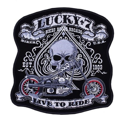 Emblema do demônio da motocicleta