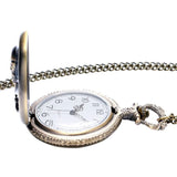 Relógio de bolso do crânio <br/> Sabres piratas