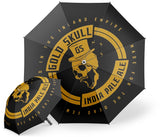 Crânio de guarda-chuva dourado