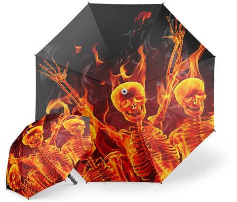 Rock Skull Umbrella