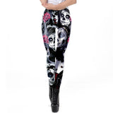 Leggings de caveira mexicana Calavera