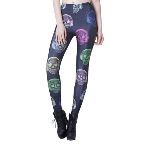 DJ Skull Leggings