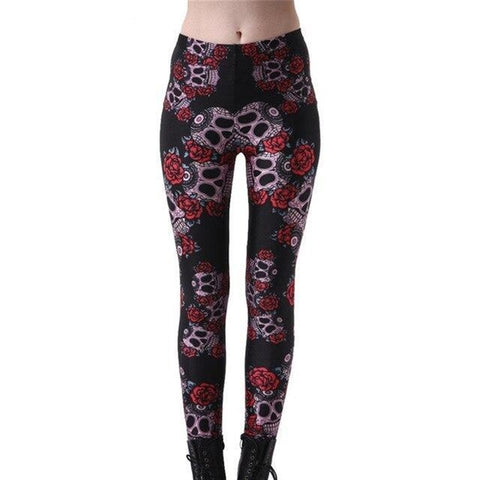 Leggings Skull & Rose