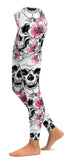 Leggings de Crânio <br/> Flores