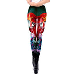 Leggings de caveira catrina mexicana