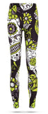 Leggings de caveira mexicana Calavera