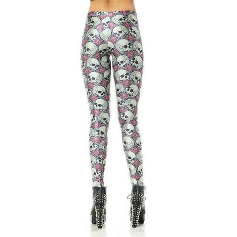 Leggings góticos extravagantes