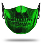 Máscara Crânio Verde <br/>