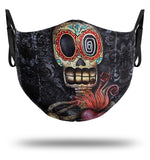 Máscara de caveira mexicana <br/> Dia dos Mortos