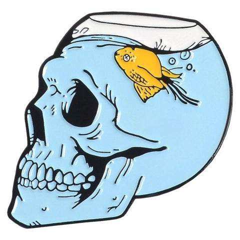 Pin do crânio <br> aquário