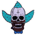 Pin de caveira de palhaço