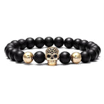 Pulseira masculina Caveira (pérolas)