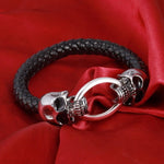 Pulseira de pedra (couro)