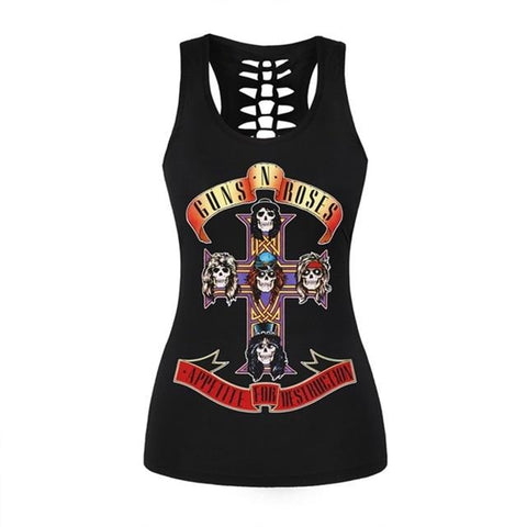 Camiseta sem mangas Guns and Roses