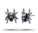 Brincos de aranha preta