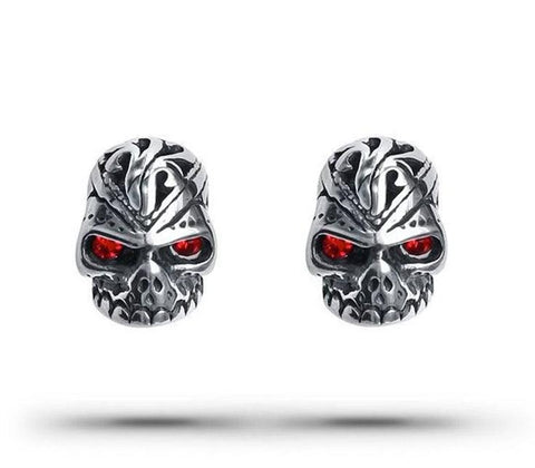Brincos de motociclista masculino