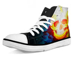 Skull On Fire Shoe