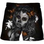 Shorts Santa Muerte