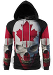 Moletom com Crânio Canadá