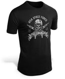 Camiseta militar do crânio