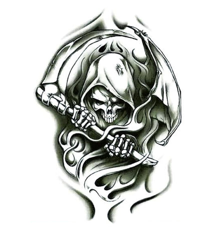Tatuagem Temporária do Grim Reaper