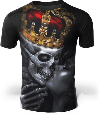 Camiseta Crânio <br/> Coroa