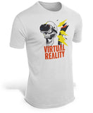 Camiseta divertida do crânio