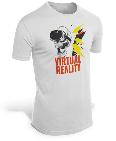 Camiseta divertida do crânio