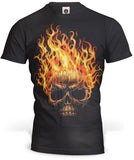 Camiseta Flaming Skull <br/>