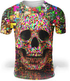 Camiseta Skull <br/> Multicolor