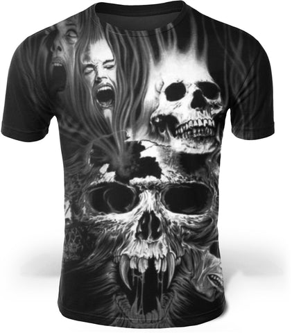 Camiseta Satanic Skull